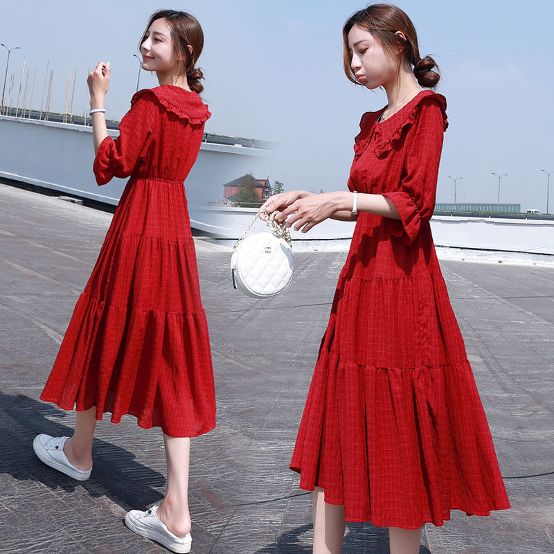 Midi Thời Trang Thanh Lịch 202 - đánh giá và giá French Vintage Floral Midi Dress