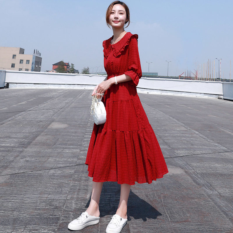 Midi Thời Trang Thanh Lịch 202 - đánh giá và giá French Vintage Floral Midi Dress