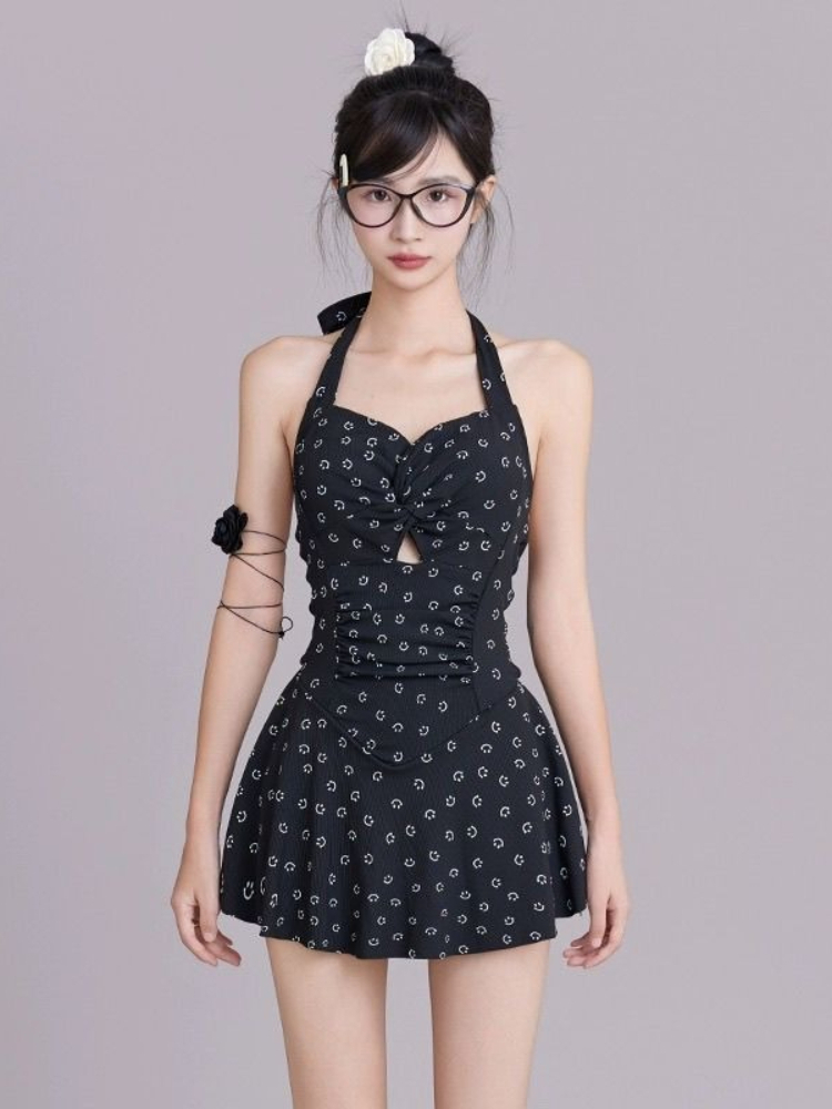 Women's Halter One Piece Swims - đánh giá và giá Skirts