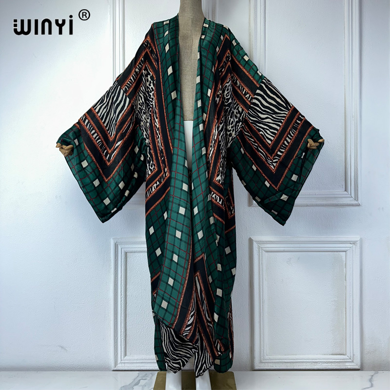 WINYI kimono sexy summer 2025  - đánh giá và giá Boho Summer Beach Maxi Dress