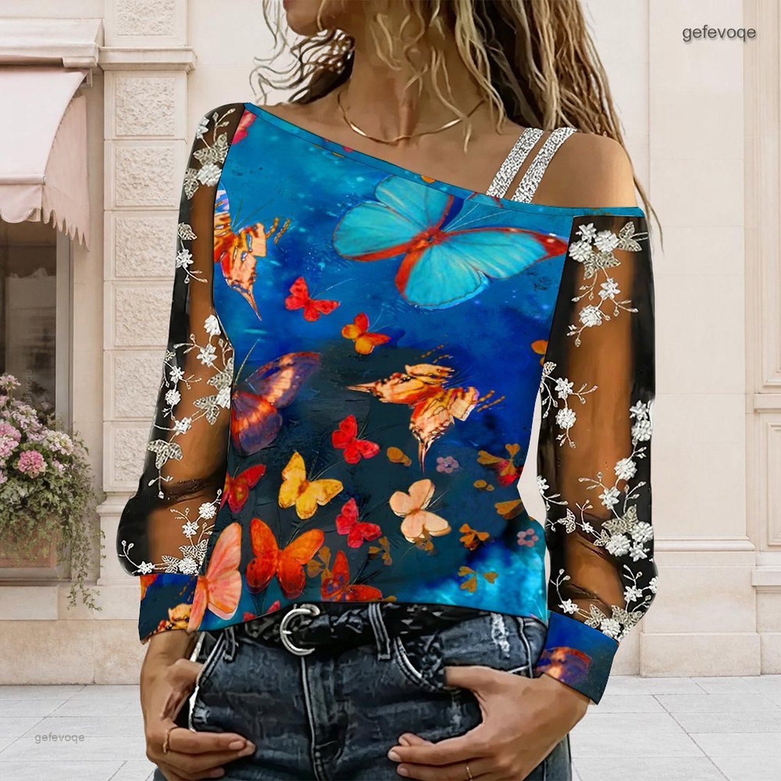 Women Off Shoulder Blouse Asym - đánh giá và giá Blouses