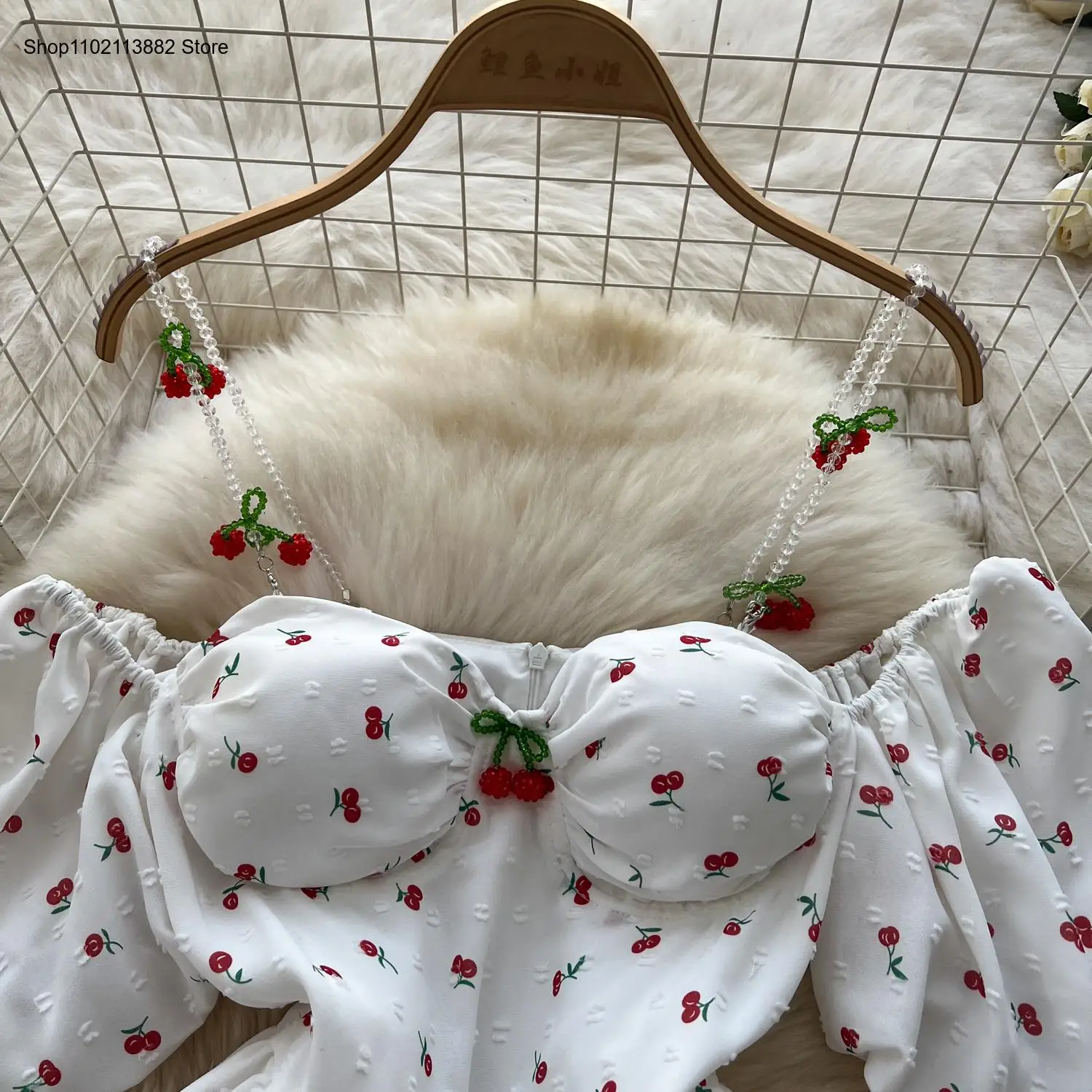 Puff Sleeves Off Shoulder Prin - đánh giá và giá Off Shoulder Puff Sleeve Sundress