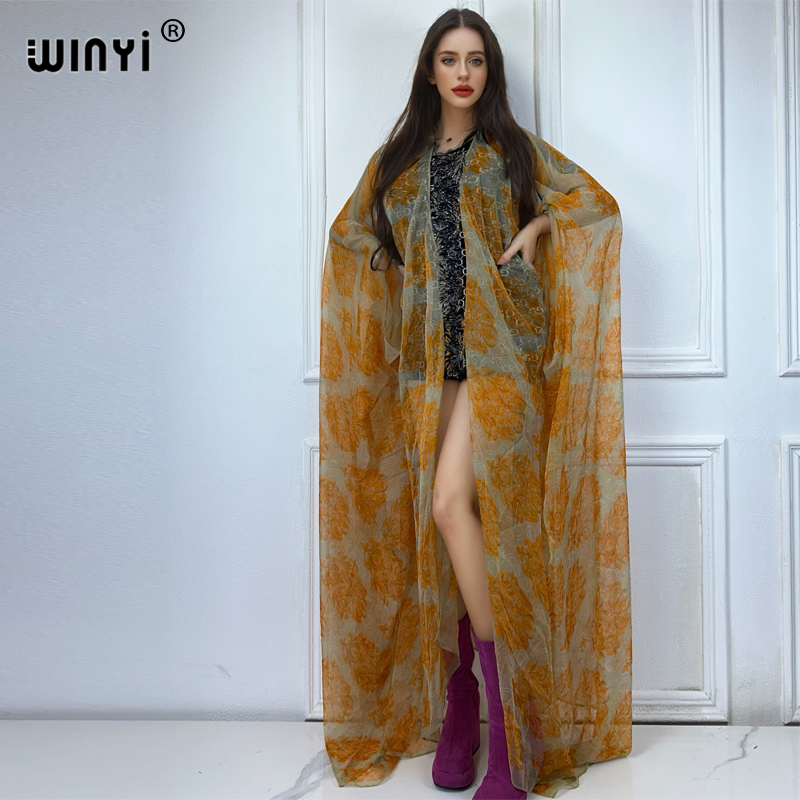 WINYI maxi kimono summer Persp - đánh giá và giá Boho Summer Beach Maxi Dress
