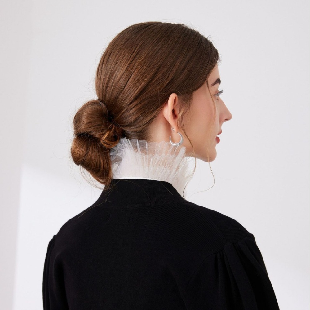 V Shape Melange Yarn Fake Coll - đánh giá và giá Tops