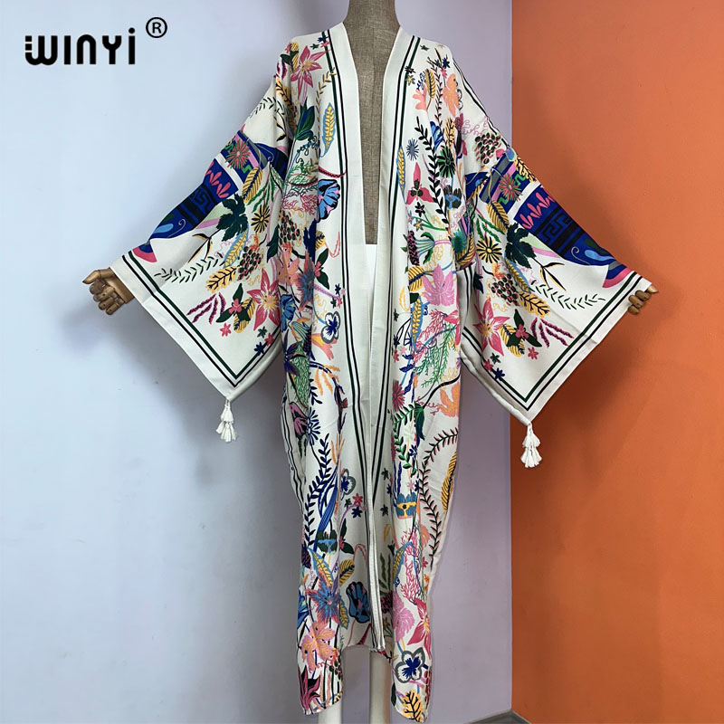 WINYI kimono new boho beach su - đánh giá và giá Boho Summer Beach Maxi Dress