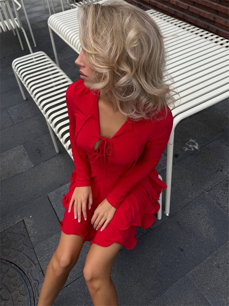 Tossy Bodycon Mini Dress Long  - đánh giá và giá Bodycon Long Sleeve Ribbed Dress