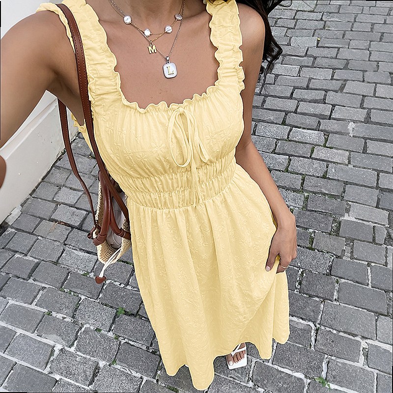 Summer Sleeveless Square Neck  - đánh giá và giá Boho Summer Beach Maxi Dress