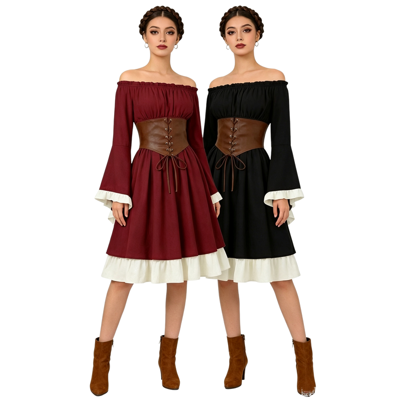 Medieval Renaissance Midi Dres - đánh giá và giá Dresses